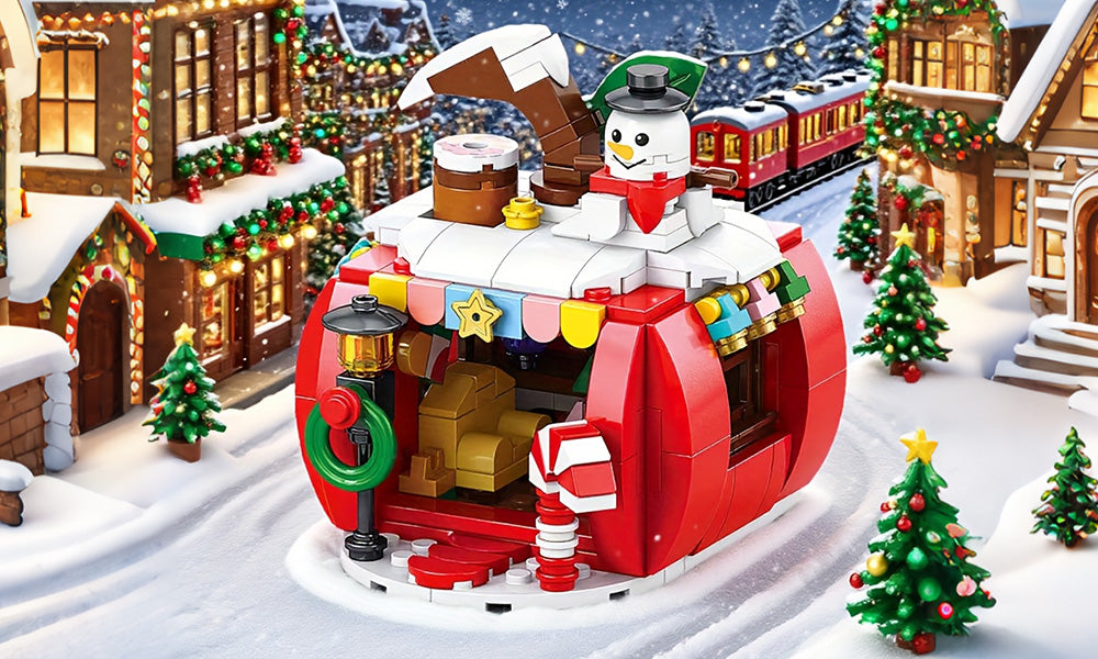 Christmas Building Brick Assembly Toy Gift and Festive Decoration