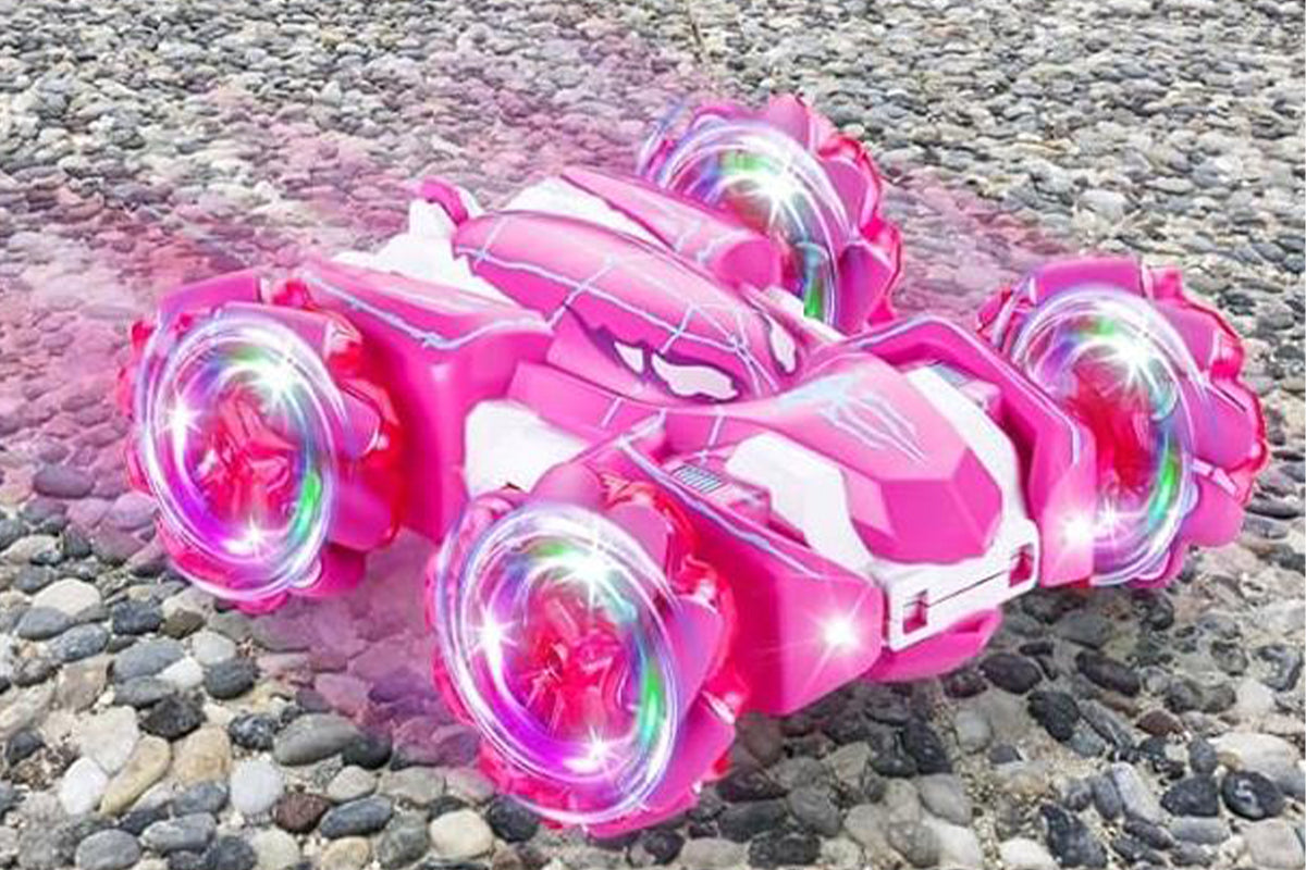 Spider Remote Control Car with Cool Lights 360 Degrees Rotating 4WD Off-Road Race Car