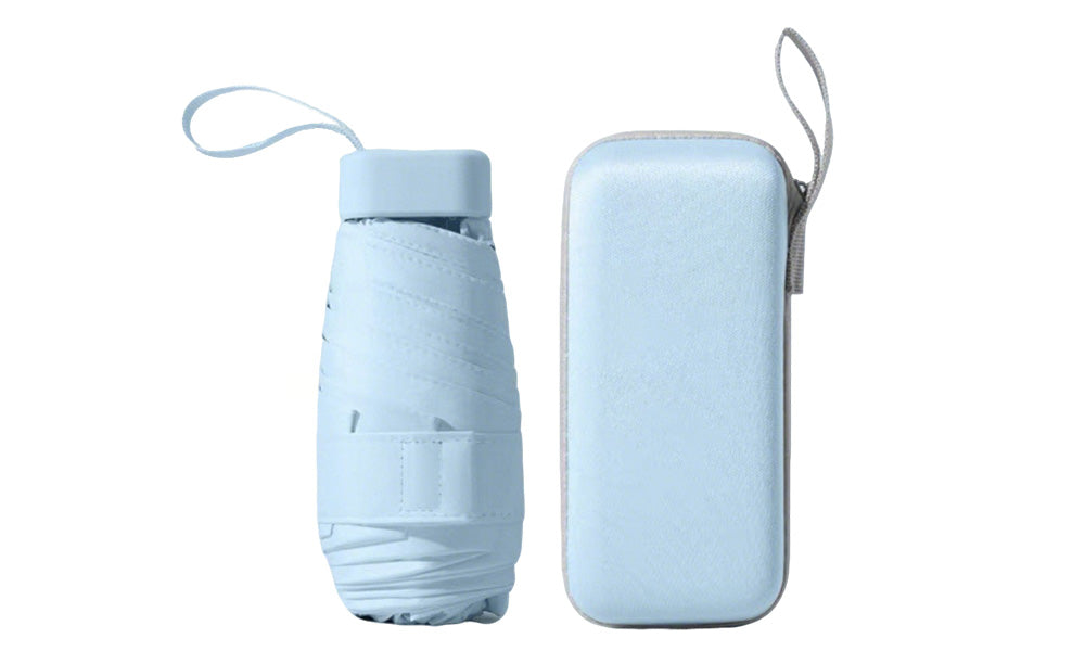 Mini Folding Travel Umbrella with UPF50+ Sun Protection for Outdoor