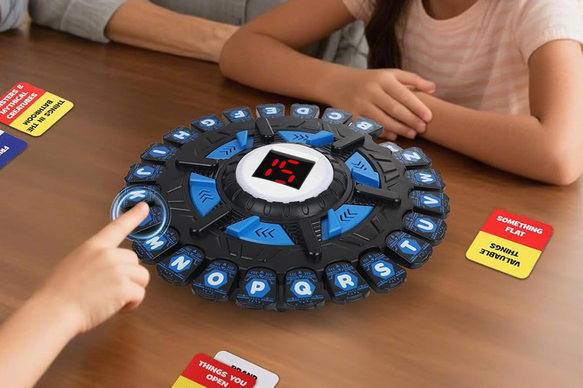 Alphabet Chess Board Game with 15 Seconds and 36 Category Cards Family Word Games