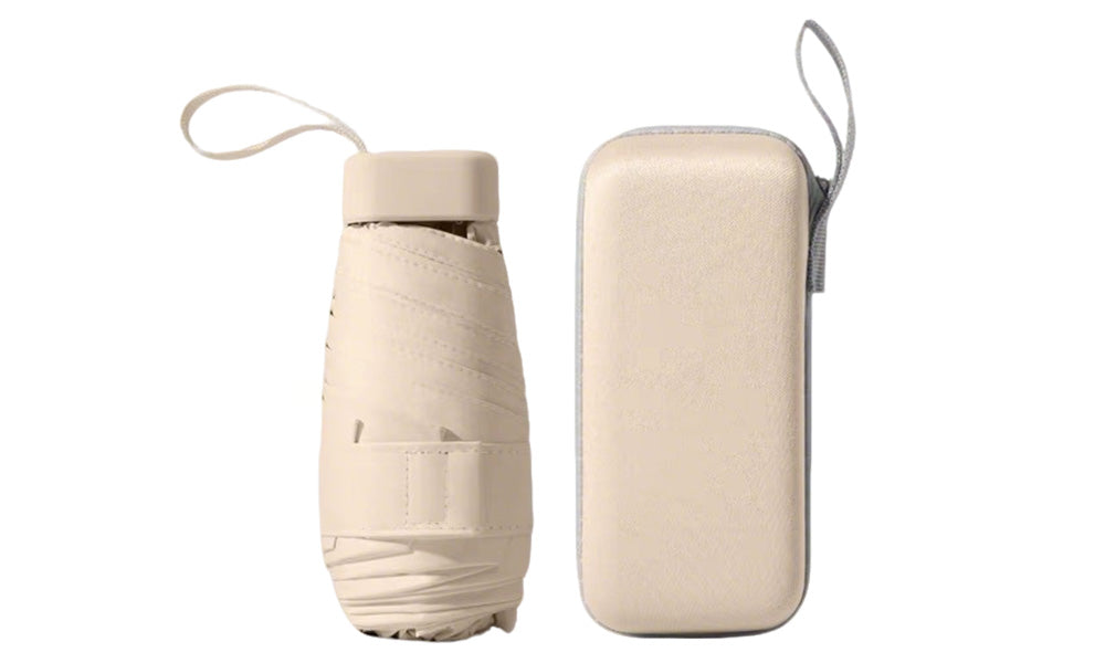 Mini Folding Travel Umbrella with UPF50+ Sun Protection for Outdoor