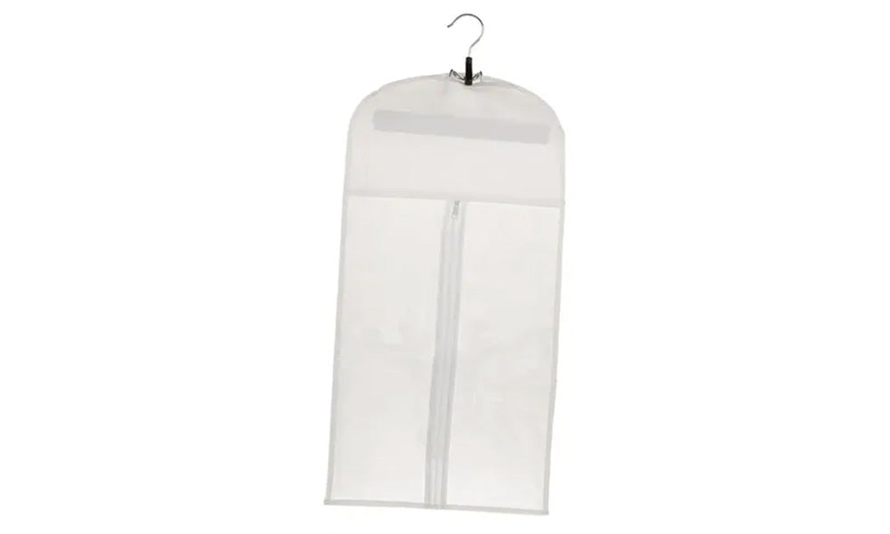 2 PCS Nonwoven Wig Storage Bags with Transparent Windows and Hanger