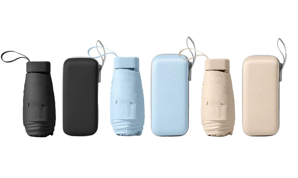 Mini Folding Travel Umbrella with UPF50+ Sun Protection for Outdoor