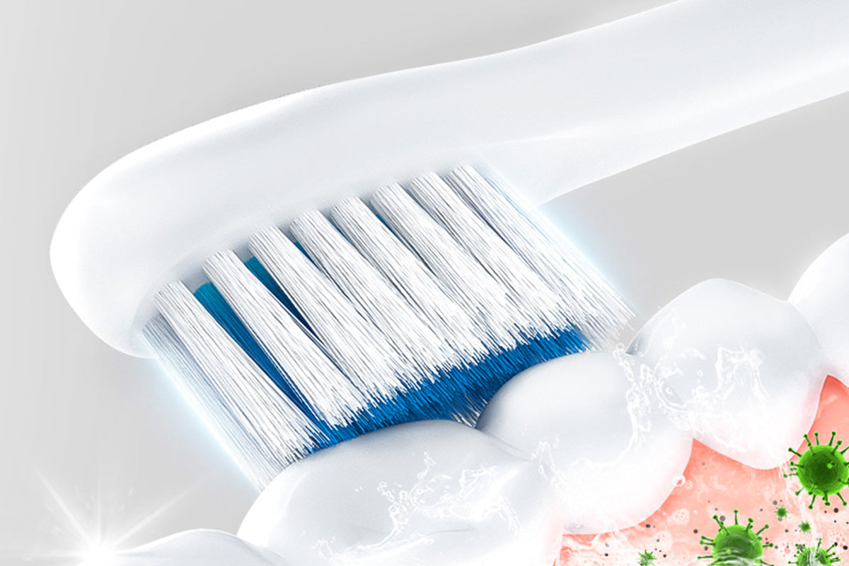 Couple's 6-Mode Electric Toothbrush Set Portable Travel Toothbrush with Smart Timer