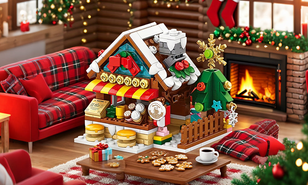 Christmas Building Brick Assembly Toy Gift and Festive Decoration