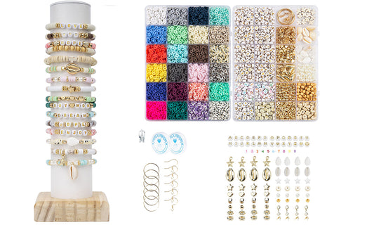 7300Pcs Bracelet Making Kit Colorful Jewellery Making Set