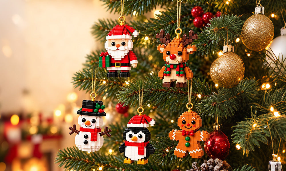 24 Day 3D Mini Christmas Advent Calendar Ornaments