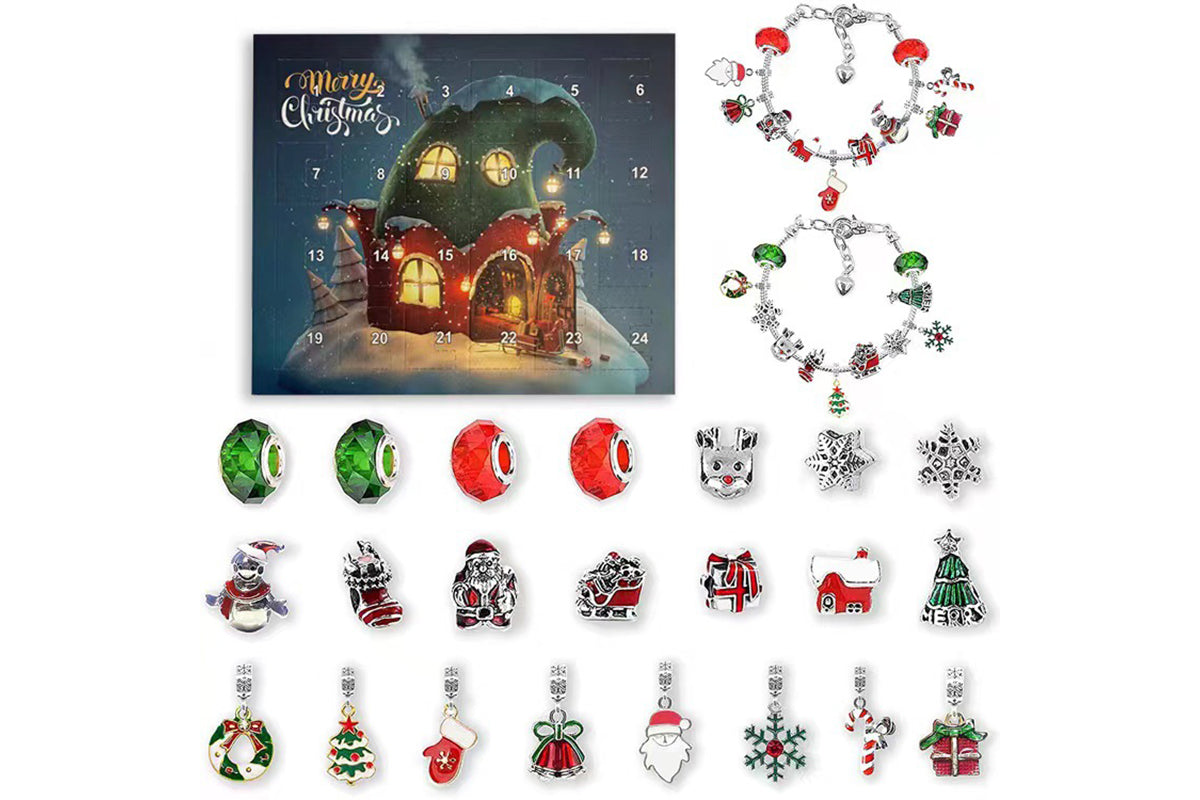 Christmas Bracelets Advent Calendar 24 Days Countdown Calendar