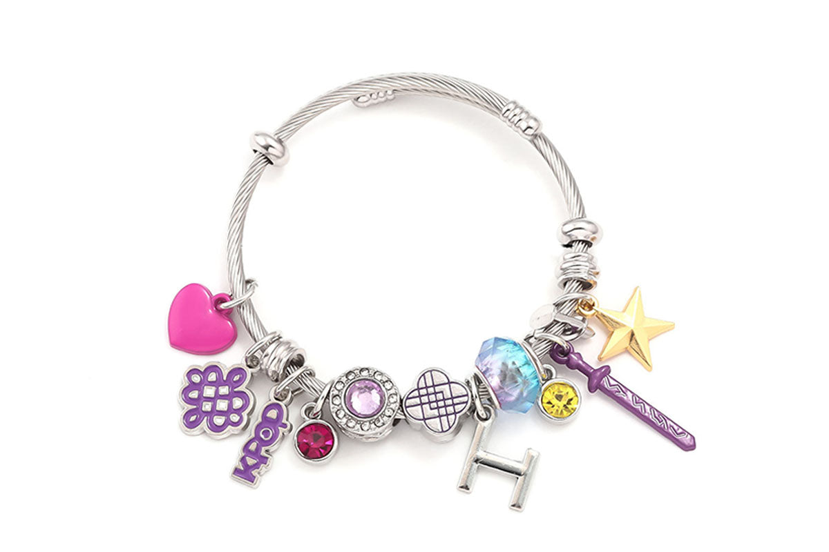 Monster Huntress Inspired Bracelet Character Beaded Charms Chain Wristband