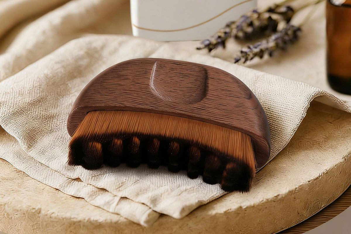 1/2PCS Facial Massage Brush Gua Sha Tool for Face Sculpting
