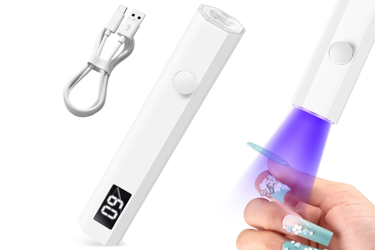Handheld UV Nail Lamp Portable Gel Nail Dryer for Home Salon Use