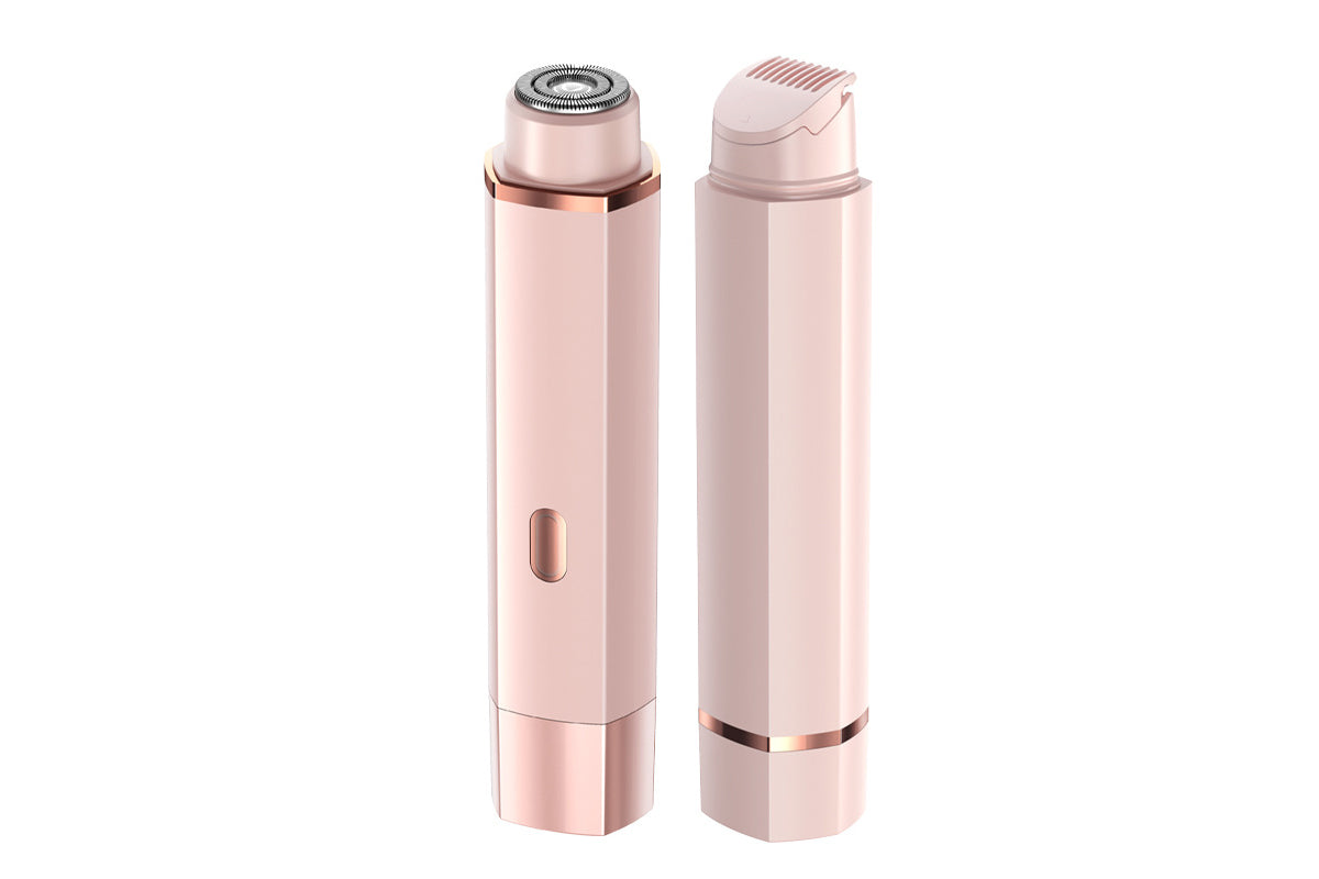 Dual Head Electric Shaver for Women Face and Body Wet Dry Waterproof Trimmer