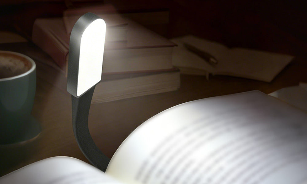 1/2PCS Clip On Book Light USB Rechargeable Reading Light with Touch Control