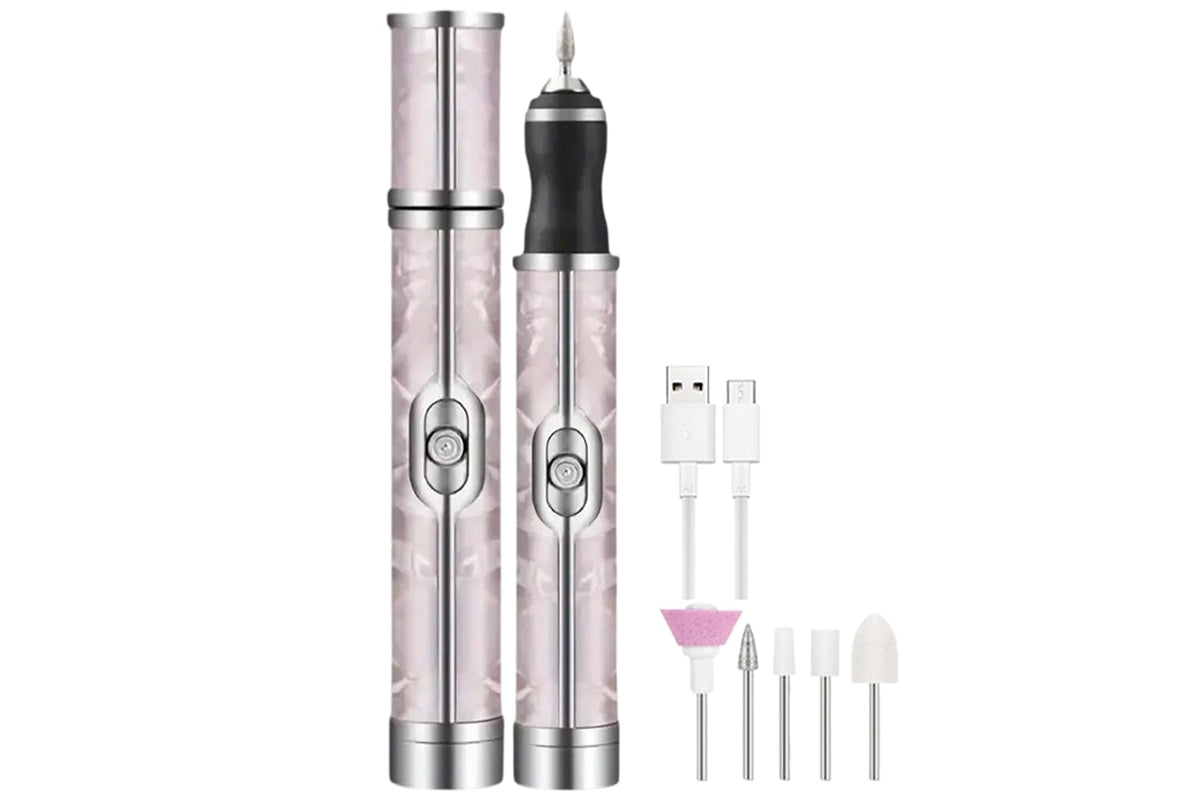 Electric Toe Nail Grinder Set for Thick Toenails Professional Pedicure Manicure