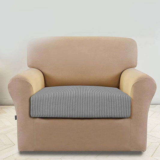 Water Repellent Sofa Seat Cushion Cover Furniture Couch Slipcover Protector-Grey