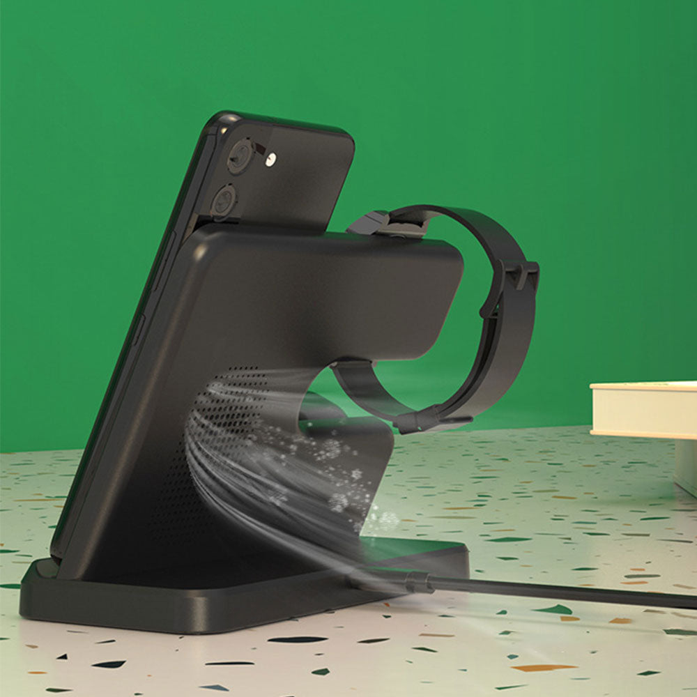 3 in 1 Wireless Fast Charging Station for Android iOS