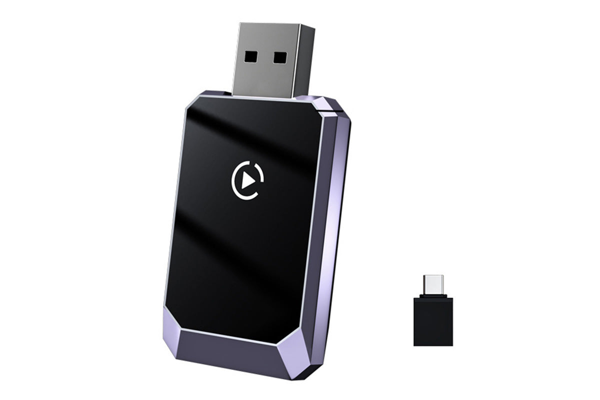 Mini Wireless CarPlay Adapter Plug and Play for Factory Wired CarPlay Cars iOS 10+