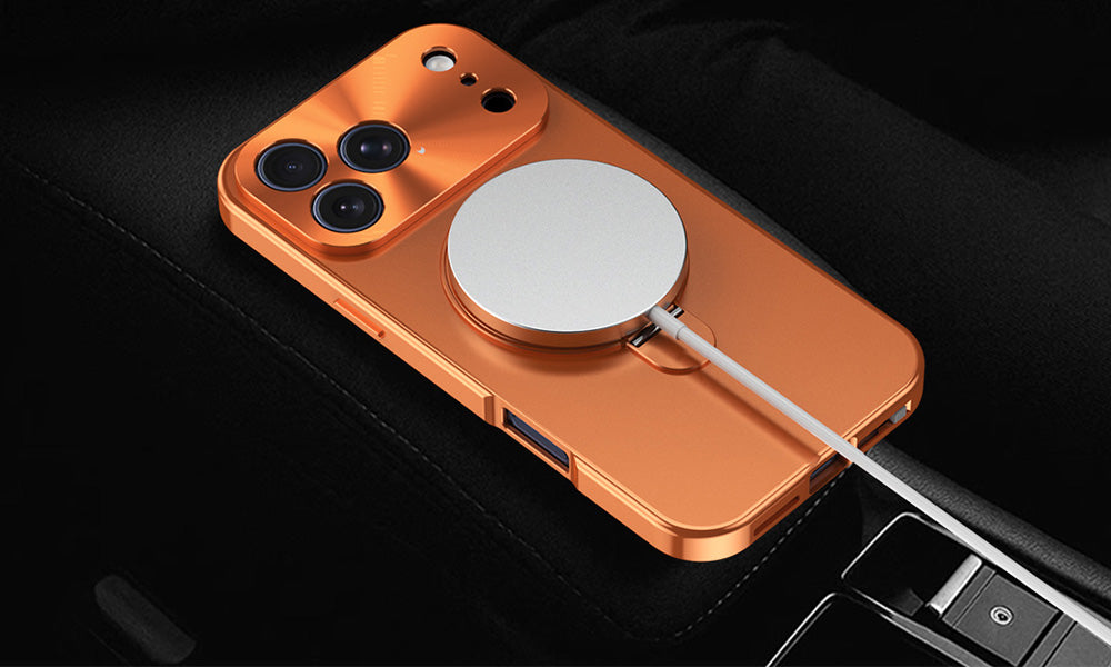 Privacy Magnetic Phone Case with Stand Full Coverage Protective Case for iPhone 17 Pro / 17 Pro Max