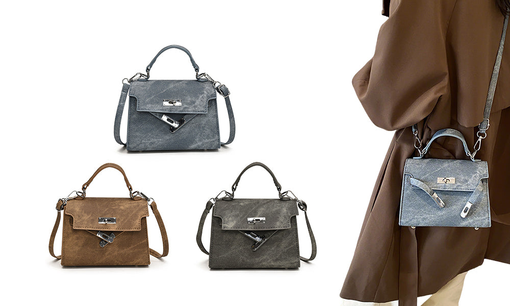 Mini Birkin-Inspired Crossbody Bag