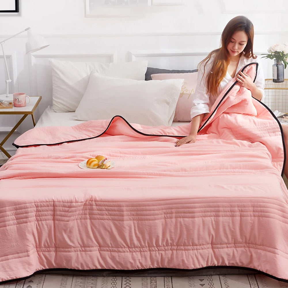 Cooling Quilt Air Condition Lightweight Blanket