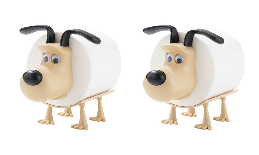 Cute Dog Shaped Toilet Paper Holder Fun Tissue Dispenser for Home Office