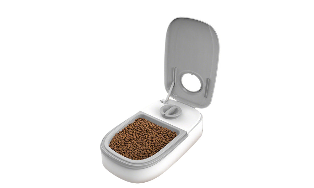 Timer Controlled Pet Feeder for Cats and Small Dogs Dry Wet Food Dispenser