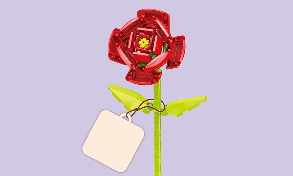 Mini Bricks Flower Bouquet DIY Building Set for Kids and Adults