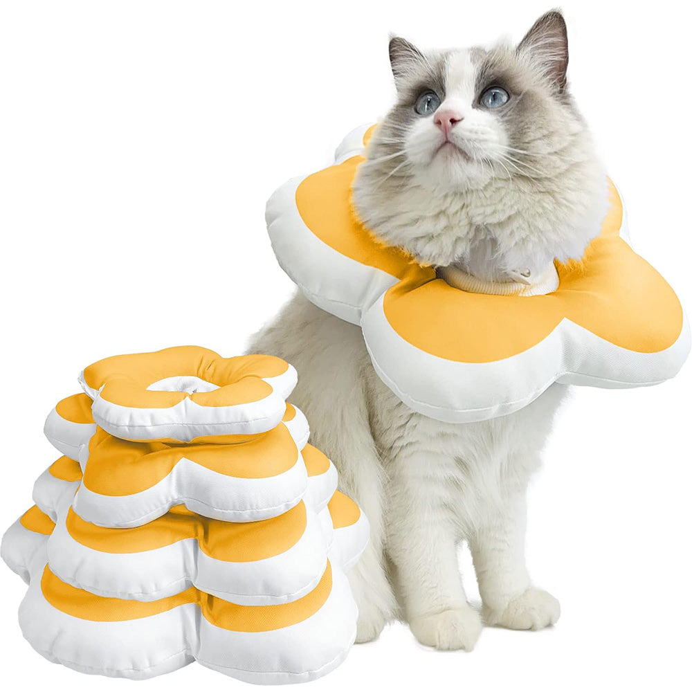 Cute Flower Cat Cone Collar