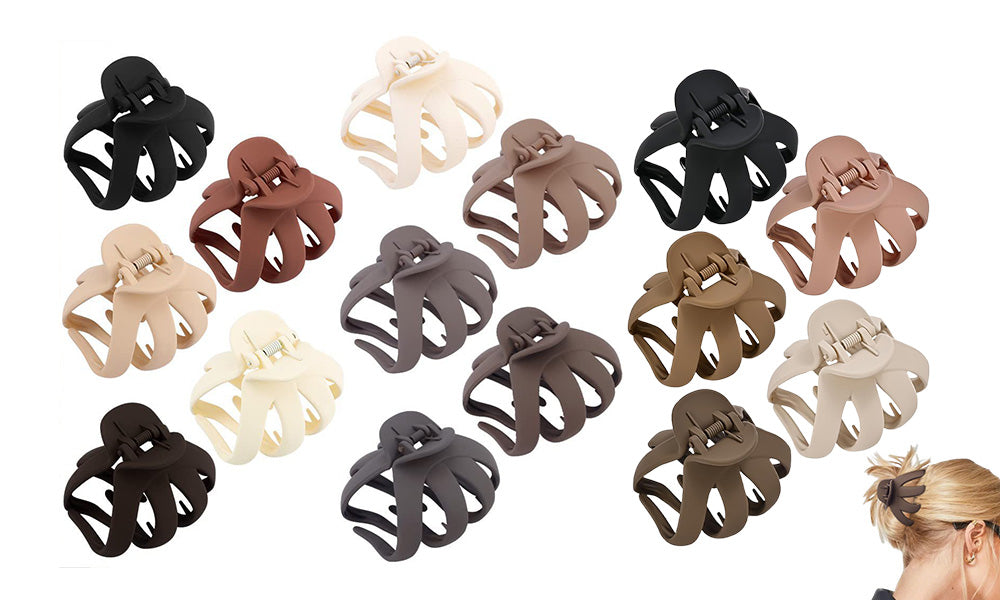 Octopus Claw Hair Clip for Back Bun and Updo Hairstyles