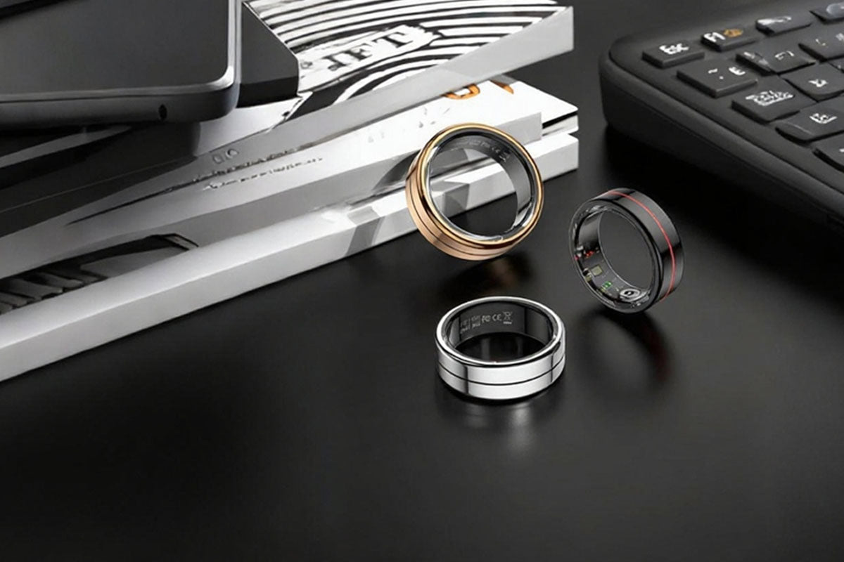 Bluetooth Smart Ring Health Tracker Sleep Monitor Step Counter for for iOS Android Smartphone
