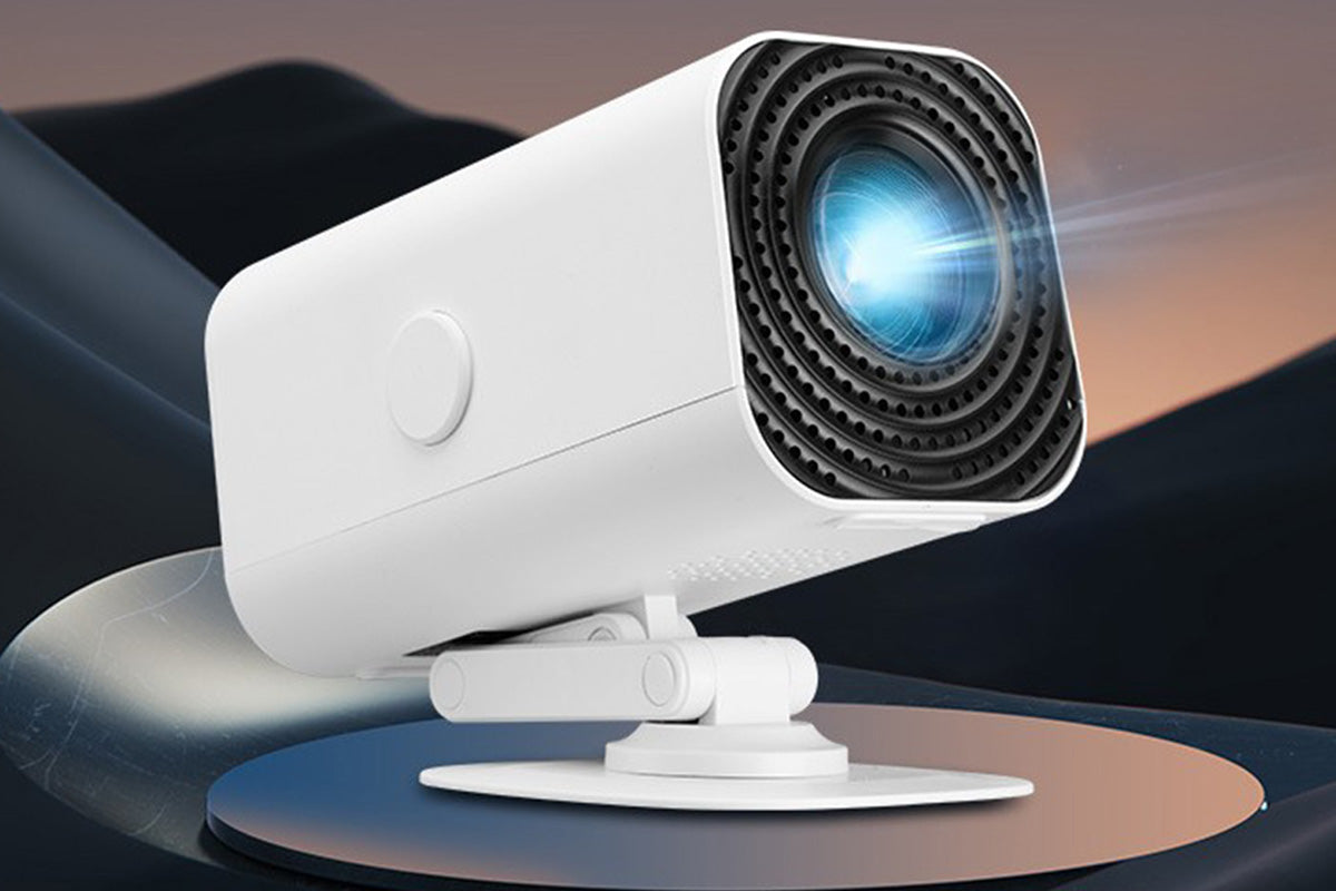 Portable 1080P Smart Projector Compatible with Smartphone PC Laptop
