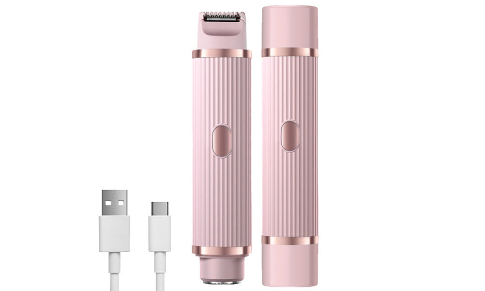 2-in-1 Dual Head Electric Women’s Shaver for Bikini and Body Hair