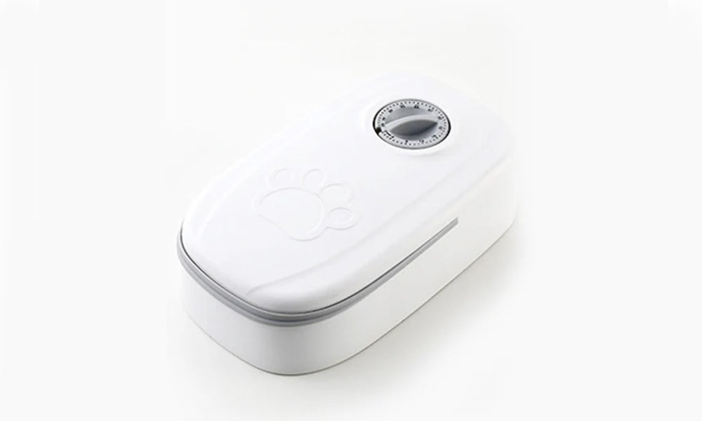 Timer Controlled Pet Feeder for Cats and Small Dogs Dry Wet Food Dispenser