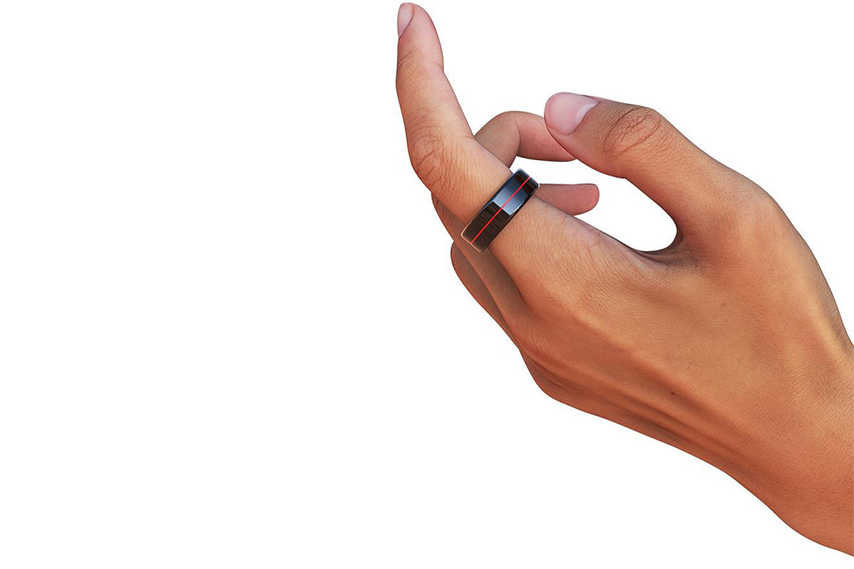 Bluetooth Smart Ring Health Tracker Sleep Monitor Step Counter for for iOS Android Smartphone
