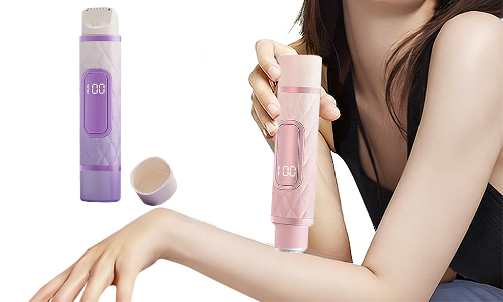 2-in-1 Dual-Head Electric Hair Remover Trimmer for Women