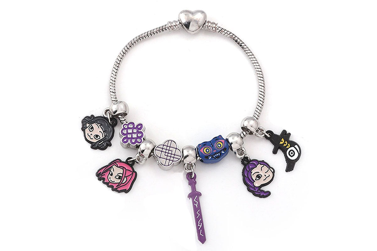 Monster Huntress Inspired Bracelet Character Beaded Charms Chain Wristband
