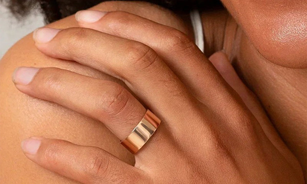 4PCS Open Adjustable Ring with Built In Attraction Piece