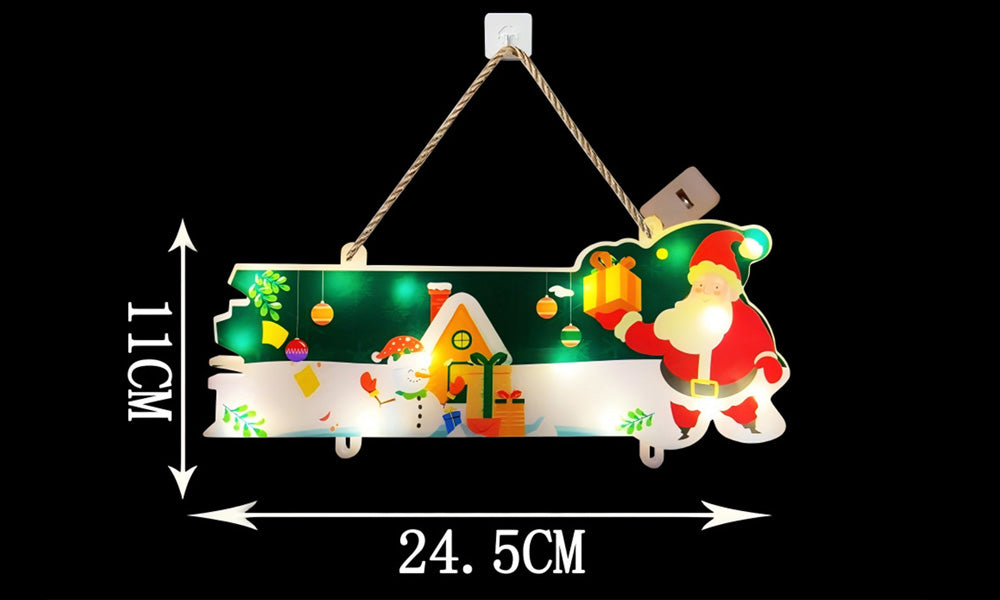 Christmas Door Light with 8 Modes for Home Holiday Decoration