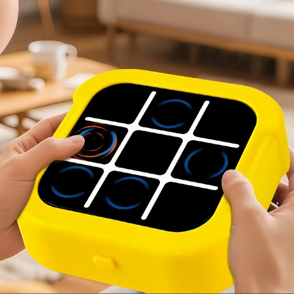 5-in-1 Electronic Tic Tac Toe Game Portable Handheld Travel Toy for Kids and Adults