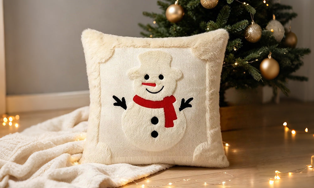 2 PCS Christmas Sofa Bedroom Cushion Pillow Covers