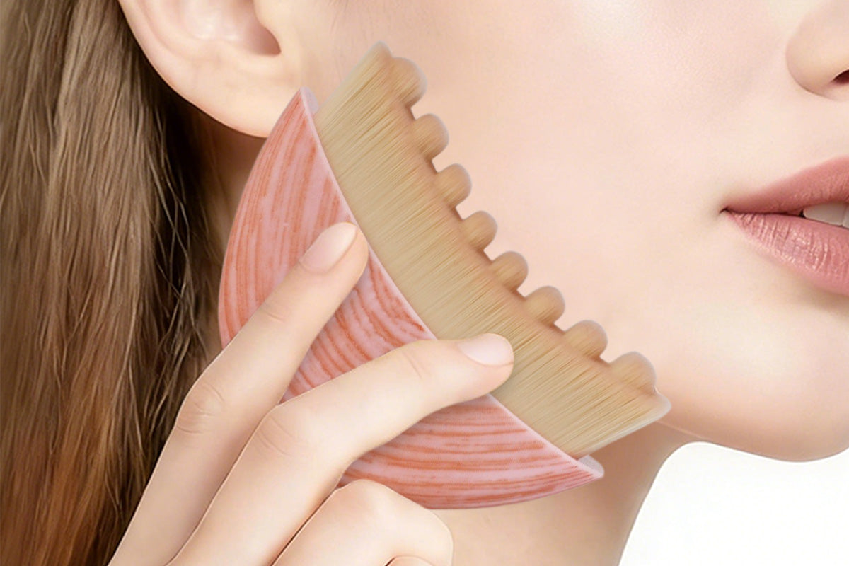 2 PCS Lymphatic Contour Face Brush Set