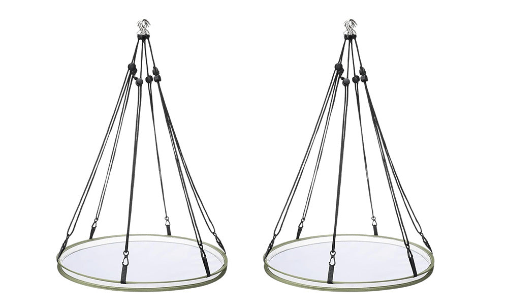 2/4PCS Hanging Bird Feeder Mesh Tray Seed Catcher 40 cm Diameter for Garden Outdoor