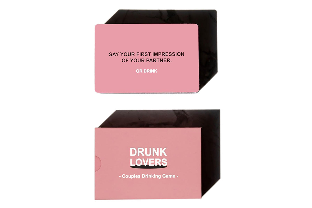 Drunk Lovers Couples Drinking Game For Date Night With 54 Game Cards