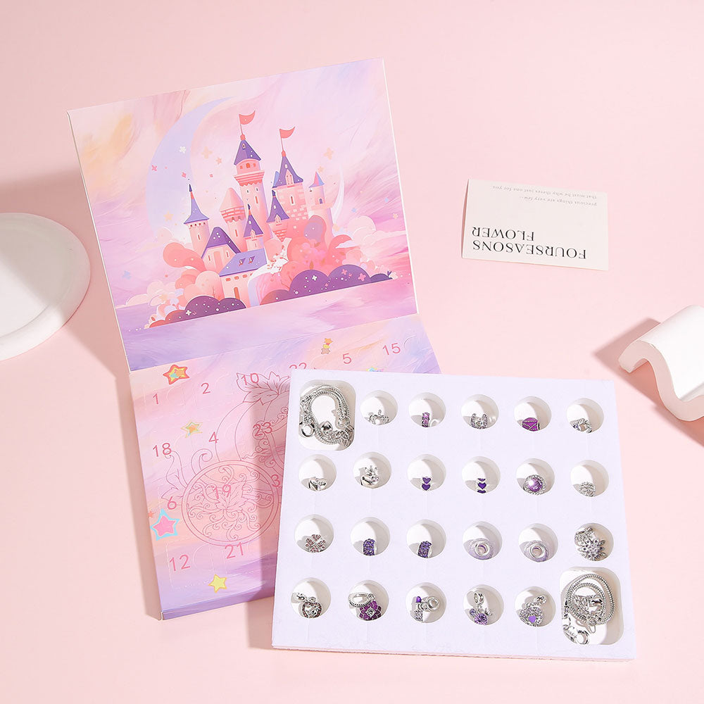 Christmas Advent Calendar with DIY Charm Bracelets