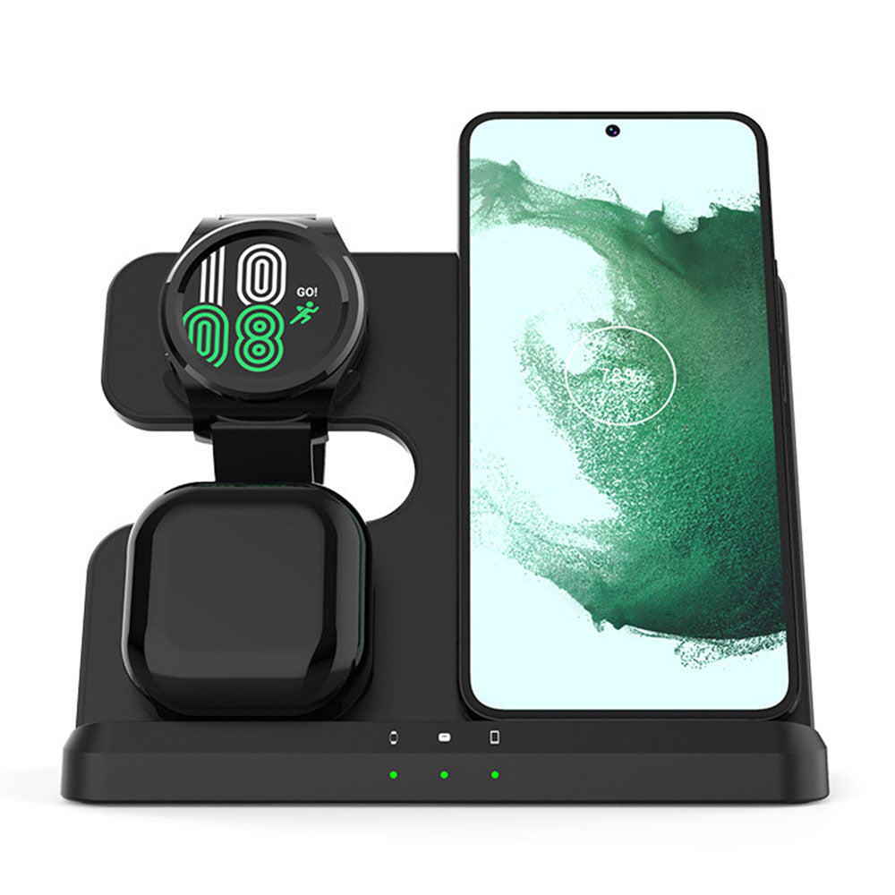 3 in 1 Wireless Fast Charging Station for Android iOS