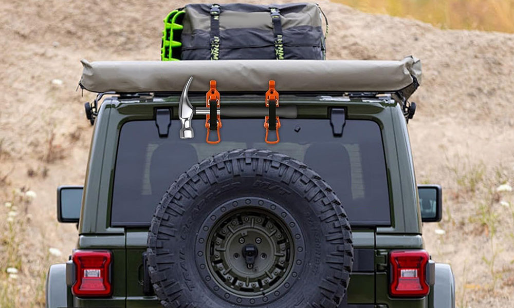 2/4Pcs Shovel Axe Holders Clamp for Roof Rack Boat Wall