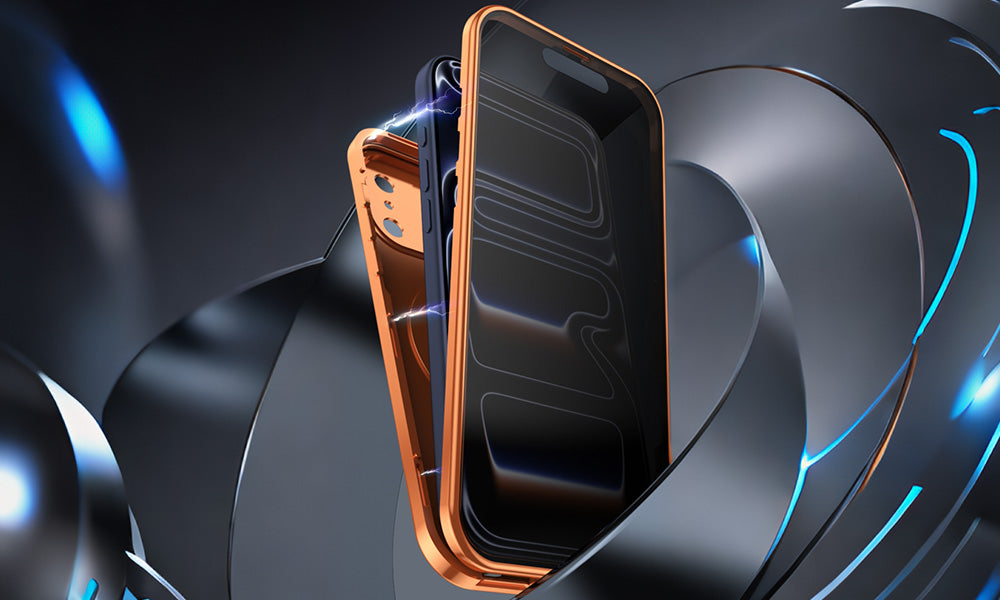 Privacy Magnetic Phone Case with Stand Full Coverage Protective Case for iPhone 17 Pro / 17 Pro Max