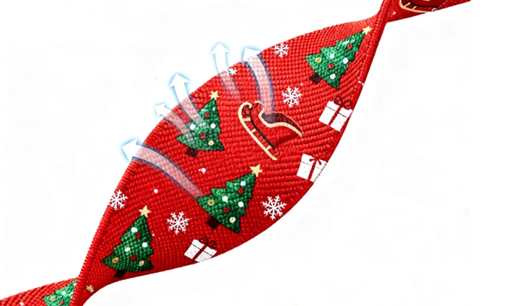 3 PCS Christmas Nylon Watch Bands for Samsung 6th Gen Quick Release
