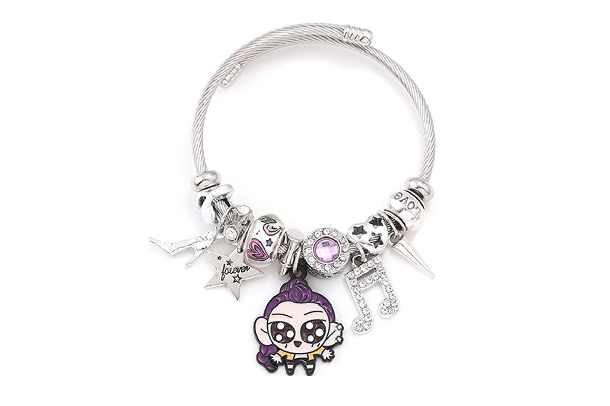Monster Huntress Inspired Bracelet Character Beaded Charms Chain Wristband