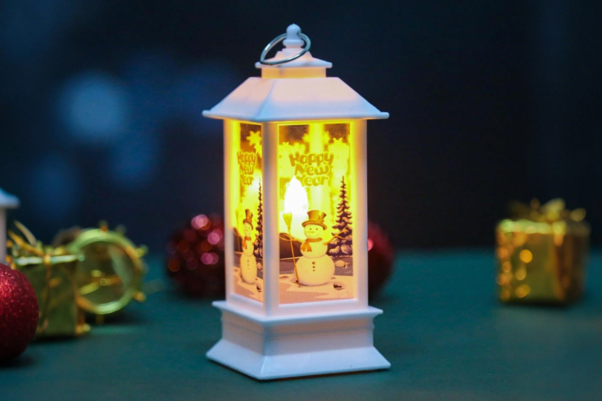 Christmas LED Lantern Xmas Tree Decoration Ornament Light